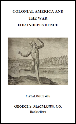 Catalogue 428 Colonial America and the War for Independence 