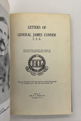 Letters of General James Conner, C.S.A.
