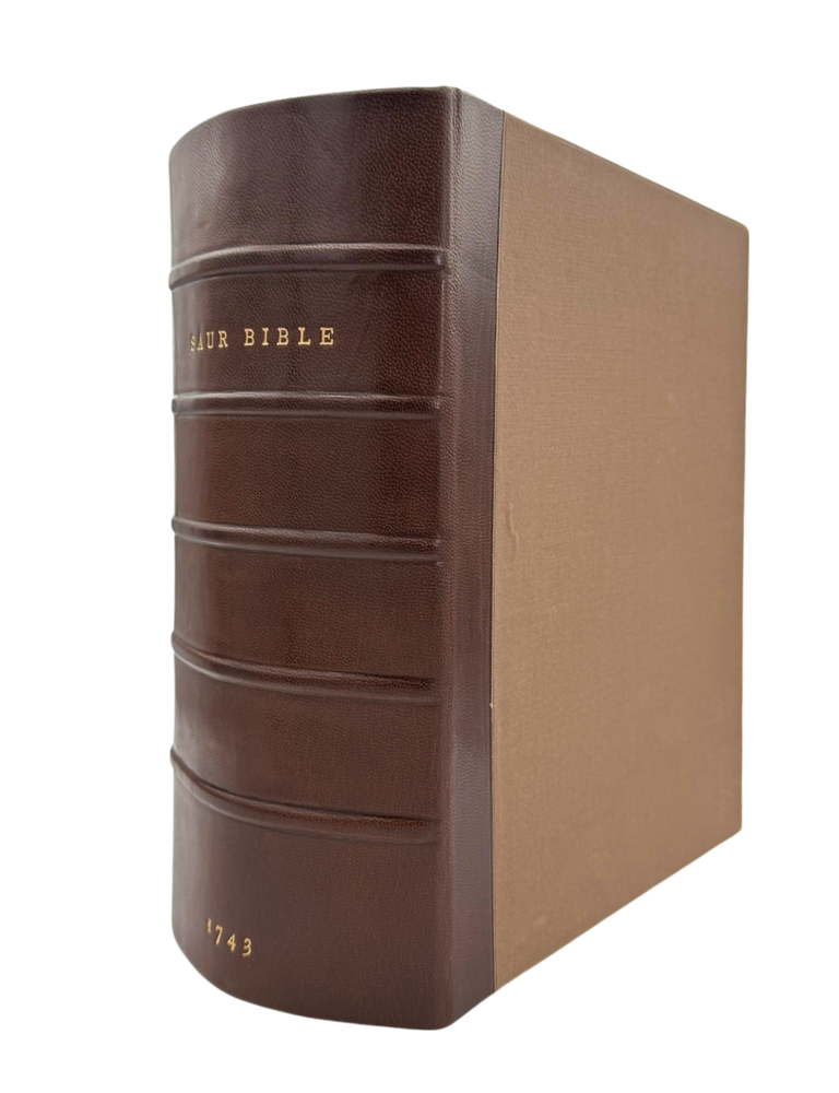 Item #53671 Biblia, Das ist: Die Helige Schrift Altes un Neues Testaments, Nach de. SAUR BIBLE.
