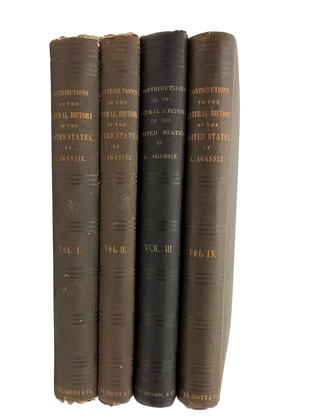 Item #61962 Contributions to the Natural History of the United States of America. Louis AGASSIZ