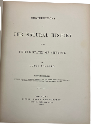 Contributions to the Natural History of the United States of America.