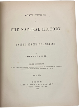 Contributions to the Natural History of the United States of America.
