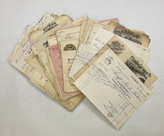 Item #61988 Lot of 222 invoices from the 1860s
