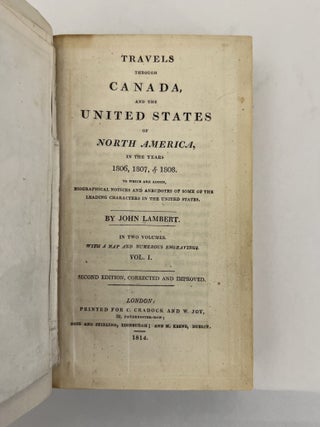 Travels through Canada, and the United States of North America, in...