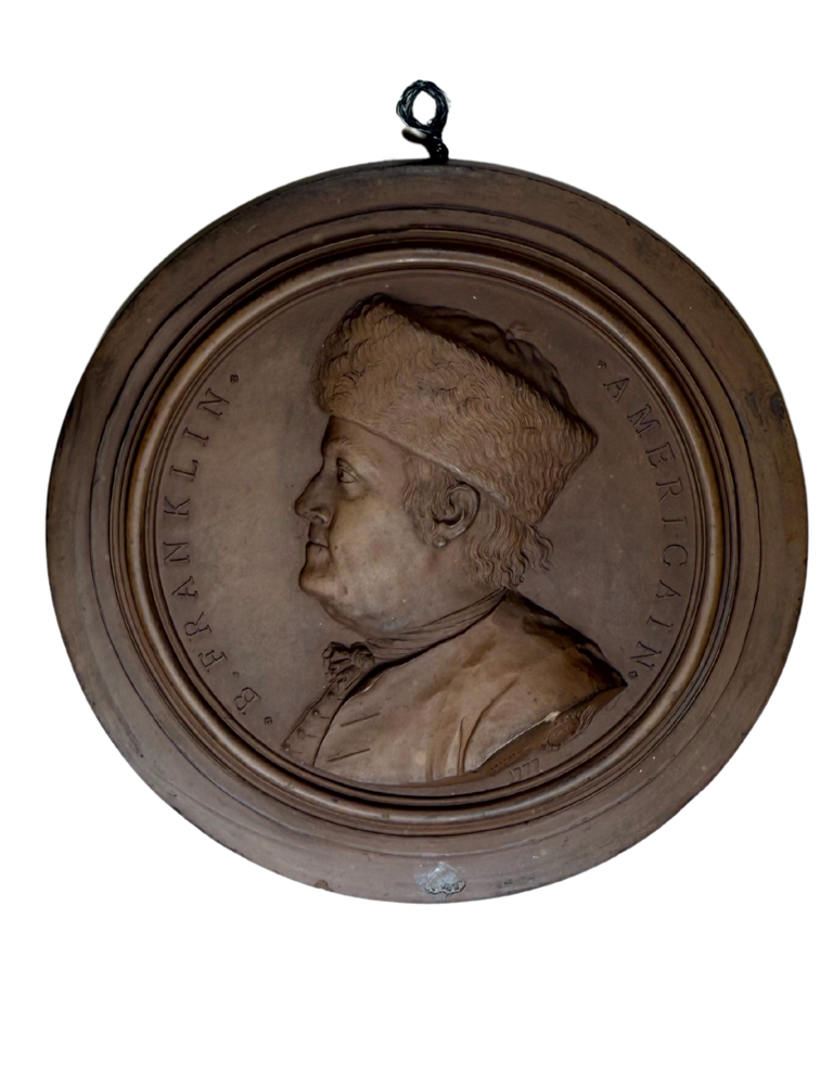 Item #67726 B. Franklin. Americain[relief title]. Jean Baptiste NINI.