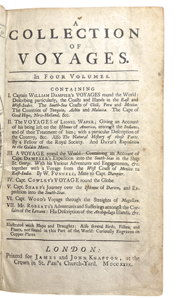 Collection of Voyages. In Four Volumes. Containing I. Captain William