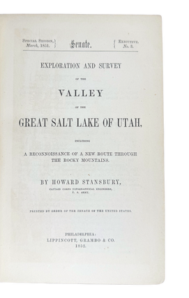Special Session, March, 1851. Senate. Executive. No. 3. Exploration