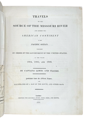 Travels to the Source of the Missouri River and Across the American