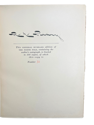 North Pole. Its Discovery in 1909 under the Auspices of the Peary