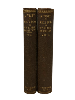 Item #74802 Visit to Mexico, by the West India Islands, Yucatan and United States. William Parish...