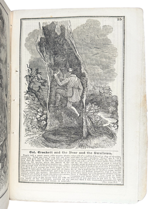 "Go Ahead!!" The Crockett Almanac 1840 [wrapper title].