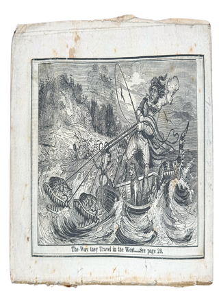 "Go Ahead!!" The Crockett Almanac 1840 [wrapper title].