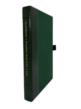 Item #74903 Diary of the Wyoming Bear Hunt. Joseph MCALEENAN