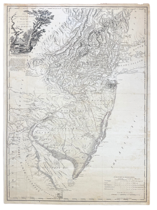 Province of New Jersey, Divided into East And West, Commonly Called. William FADEN, Bernard RATZER.