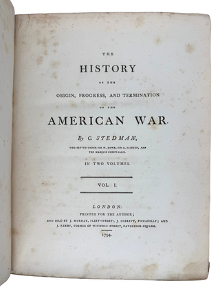 History of the Origin, Progress