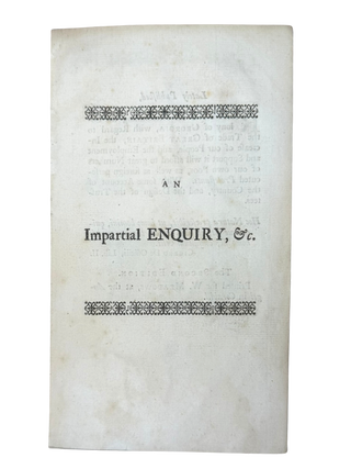 Impartial Enquiry into the State and Utility