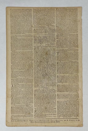 Pennsylvania Gazette. July 26, 1764. Numb. 1857.