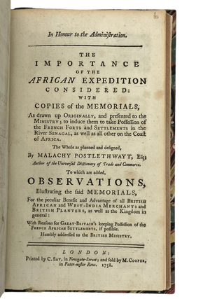 Importance of the African Expedition Considered: