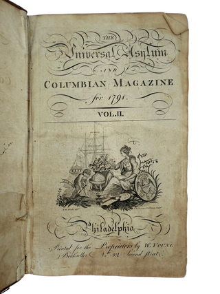 Universal Asylum and Columbian Magazine for 1791