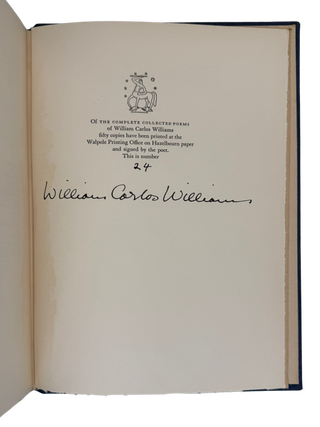 Complete Collected Poems of William Carlos Williams