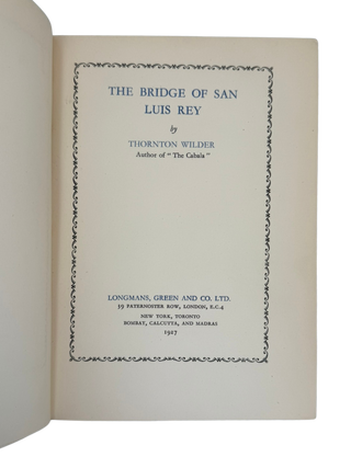 Bridge of San Luis Rey