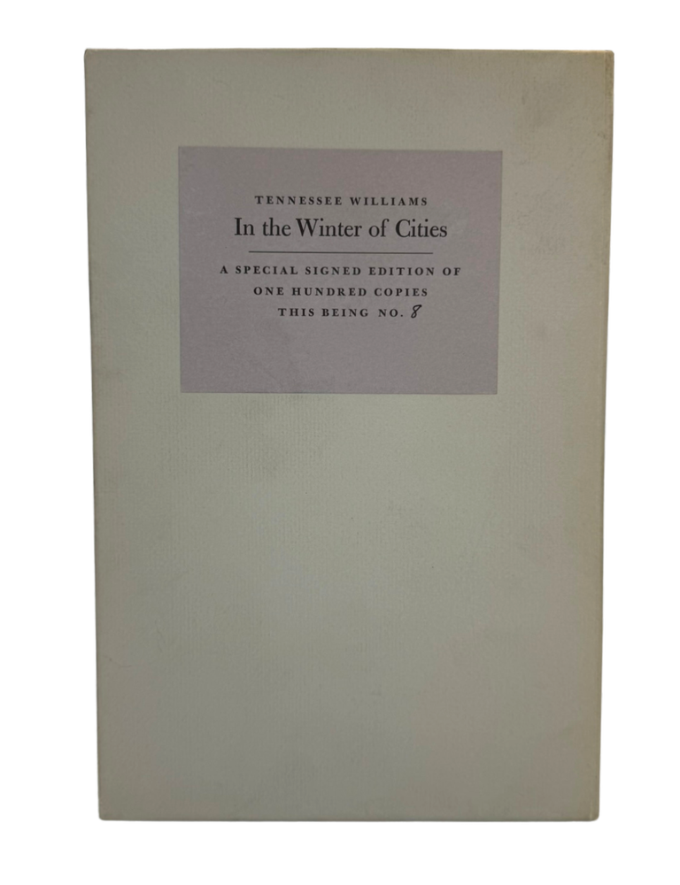 Item #85464 In the Winter of Cities. Tennessee WILLIAMS.