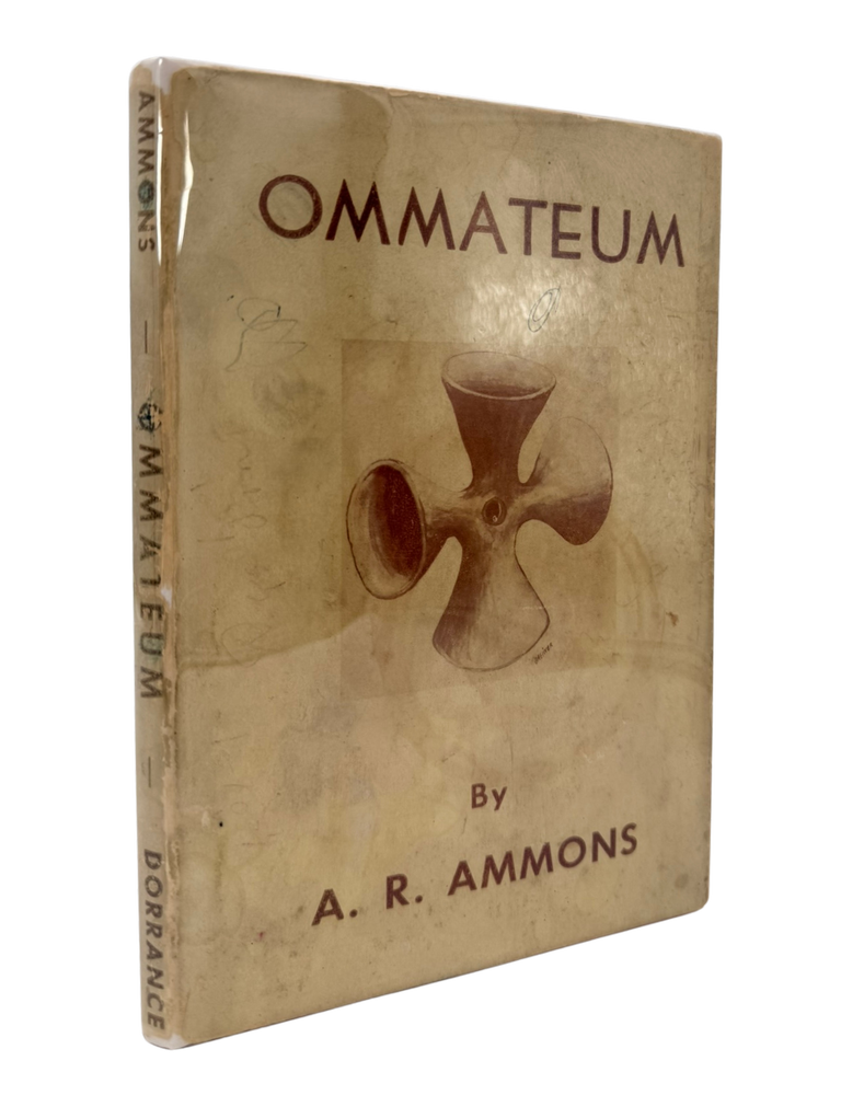 Item #85534 Ommateum with Doxology. A. R. AMMONS.